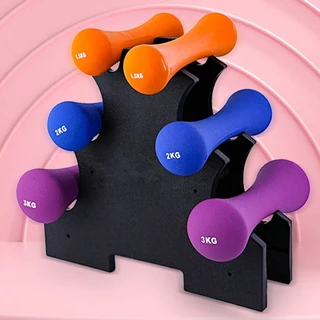 Bone Dumbbell ดัมเบลกระดูก 0.5-3Kg เหล็กแท้หุ้มยางนีโอพรีนหนา พื้นผิวไม่ลื่น ดัมเบลเล็ก เหมาะฟิตเนสพิลาทิส/บริหารที่บ้าน