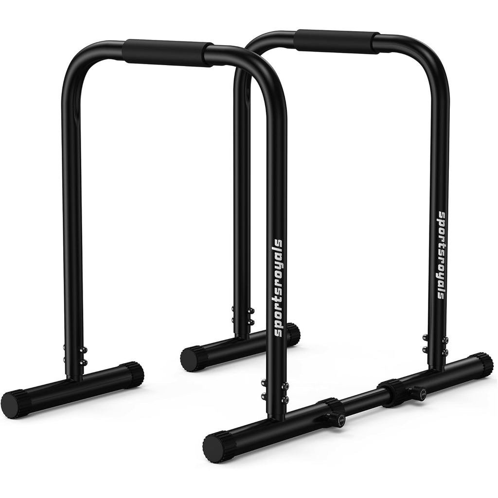 สถานี Dip Bar แบบปรับได้ Heavy Duty ขาตั้ง_DIP_เสถียรกว่า 400LBS เหมาะสำหรับ_home_gym และการออกกำลัง