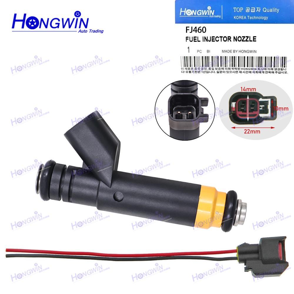 หัวฉีดน้ํามันเชื้อเพลิงหัวฉีดปลั๊ก FJ460 800-1467N CM-4955 YR3E-9F593-A6A สําหรับ Ford F-150 4.2L He