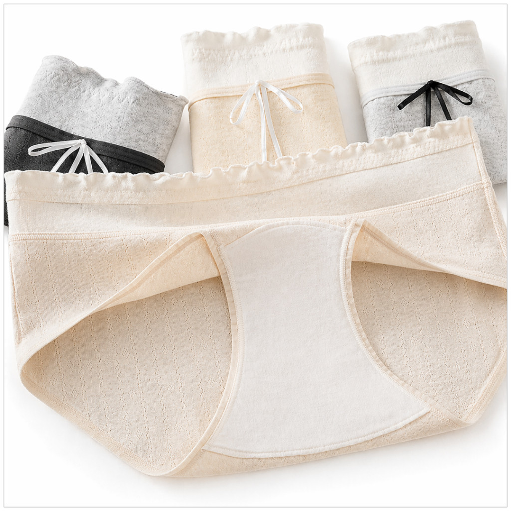 LoveIs Bra  (N1149)  กางเกงในผู้หญิงผ้า Cotton  นุ่มใส่สบาย ระบายอากาศดี มีโบว์น่ารัก ราคา ถูกที่สุด ดีลบีเคเค แกลเลอรีภาพที่ 2