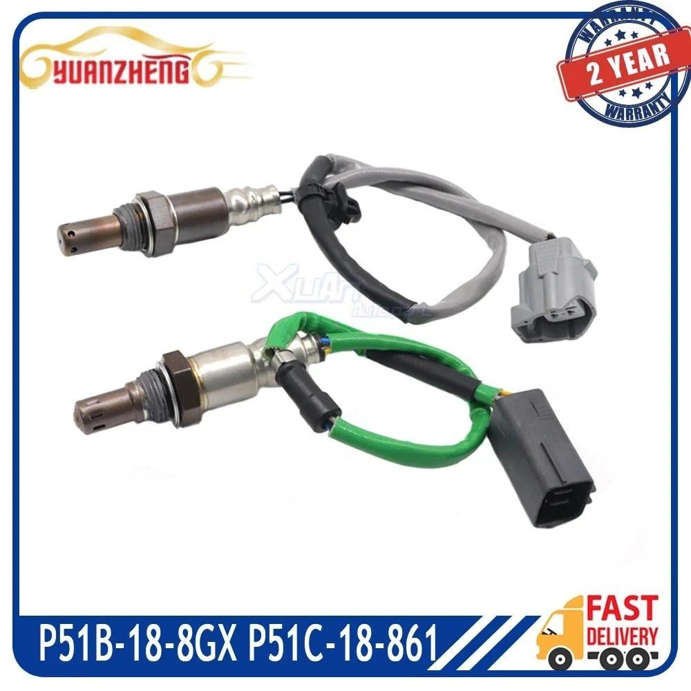 2pcs ต้นน้ํา Downstream Air การใช้ Ratio Lambda O2 เซนเซอร์ออกซิเจนสําหรับ Mazda MX-5 Miata 2016-201