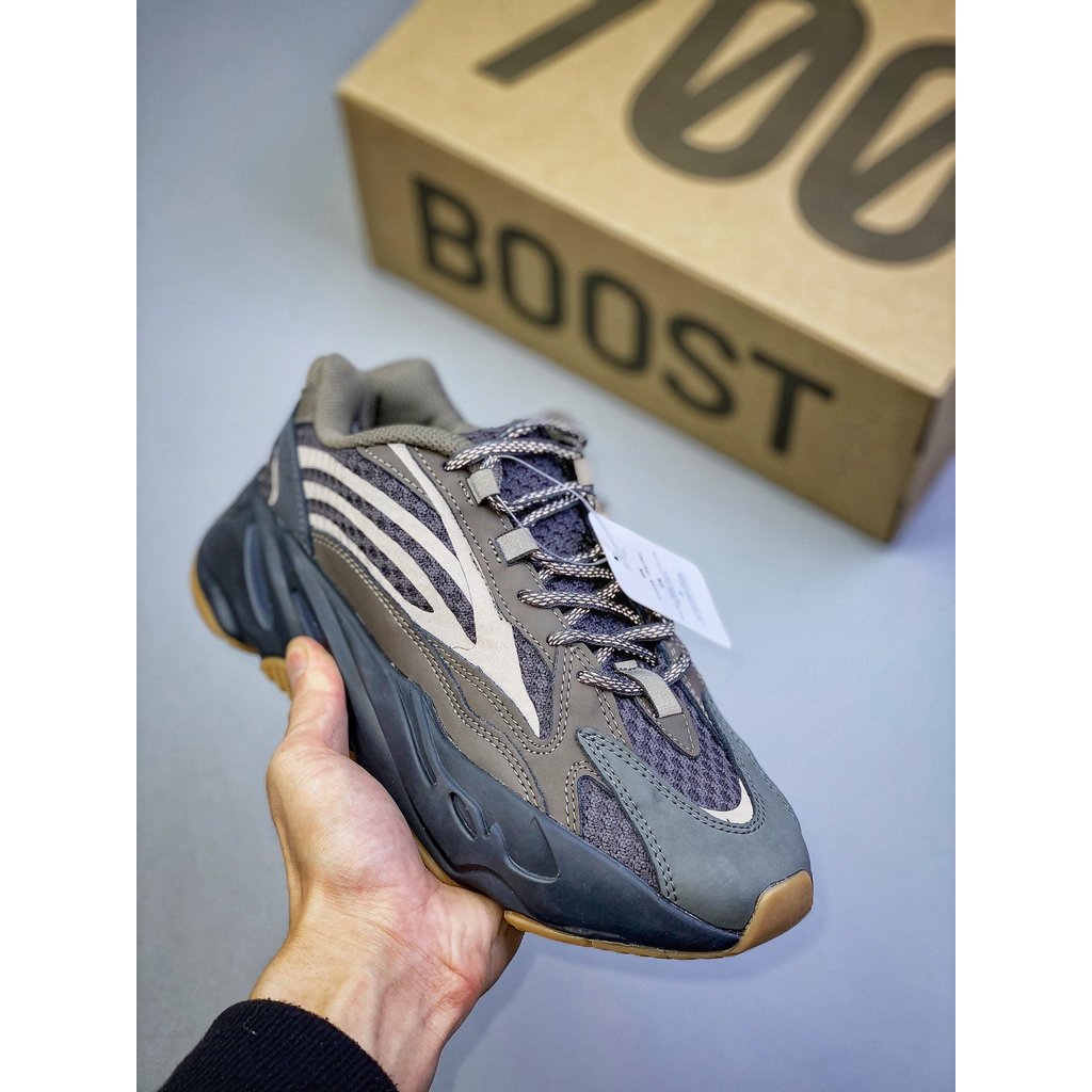 Adidas Yeezy Boost 700 V2 สร้างความสามารถสูงสุดในการทําตลาดการหมักตามธรรมชาติ#原楦原纸板开发, รองเท้าต้นฉบั