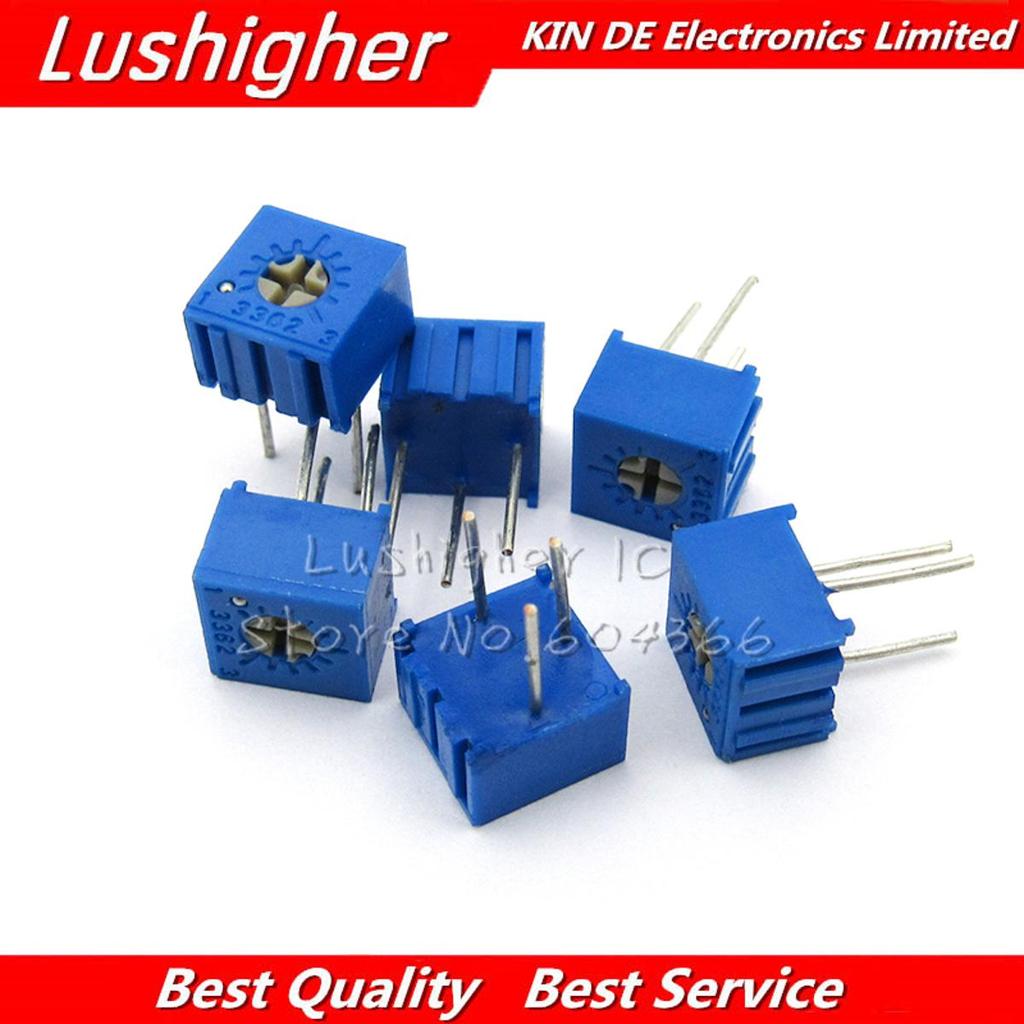 10PCS 3362P 1K โอห์ม 3362P-1-102LF 3362P-1-102 3362P-102 3362P 102 3362 Trimpot Trimmer Potentiomete