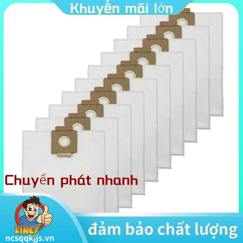 เปลี่ยนถุงเก็บฝุ่นเครื่องดูดฝุ่นกระเป๋า 10 ชิ้นสําหรับ T7 T7/1 T8/1 T12/1 DS5300 5 ชั้นกรองถุงเก็บฝุ