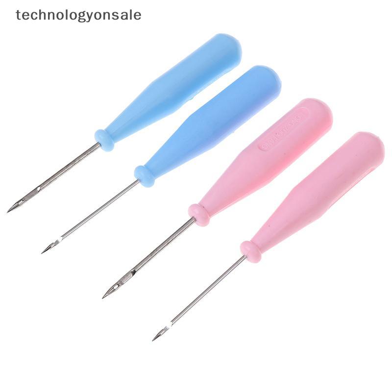 [Tech] Steel Stitcher เย็บ Awl Shoes Hole Hook DIY เครื่องมือหนังซ่อมรองเท้าเข็ม Boutique