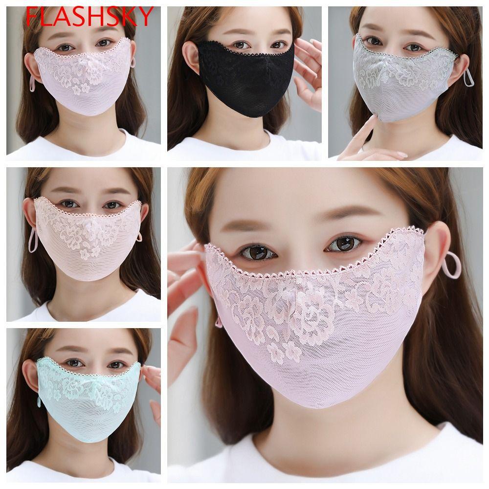 แว่นตากันแดดรุ่นแฟลชสกี้ พร้อมกระจกรองหน้า กันแดดได้ทั่วใบหน้า และคล้องคอนุ่มนวล ป้องกันรังสี UVA/UV