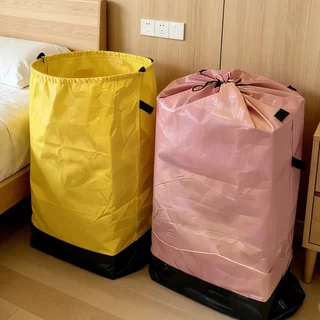 กล่องเก็บของ 200L ถุงซิปล็อคใส่เสื้อผ้า ย้ายบ้าน กระเป๋าเก็บของ กันน้ำ กันฝุ่น จุเยอะ ถุงใส่เสื้อผ้า