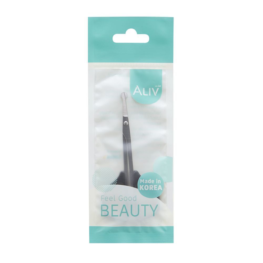 [สินค้าส่งด่วน] เอ-ลีฟ กรรไกรตัดขนจมูก ปลายมน ALIV NOSE SAFETY SCISSORS (STAINLESS)