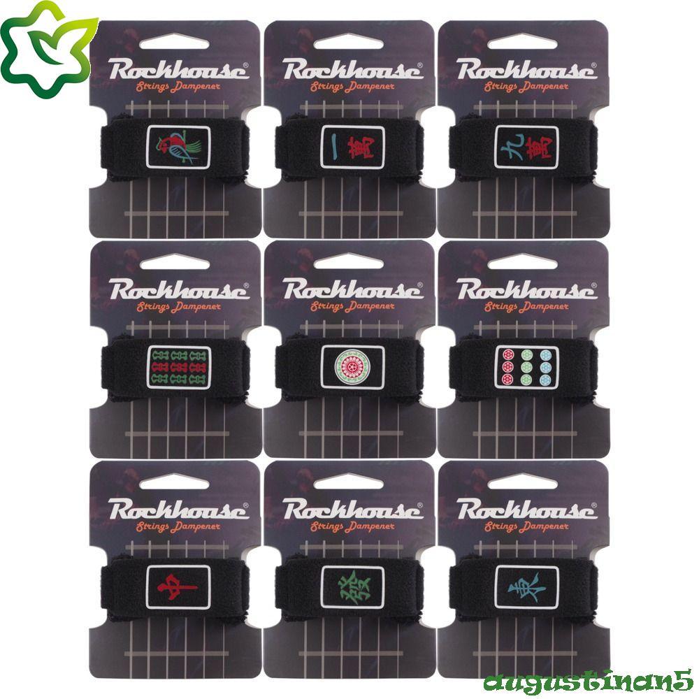 AUGUSTINAN เทปคานกีตาร์, สายกีตาร์ติดตั้งง่าย Fret Wrap กีตาร์, อะไหล่กีตาร์ Noise Damper Wrap กีตาร
