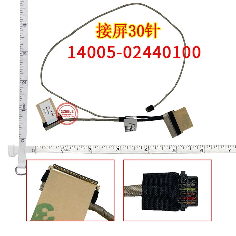 LCD LVD สายวิดีโอสําหรับ Asus X411 X411UA S410U S4100V S4200U X411UQ X411U A411U R421U S4000V S14 S4