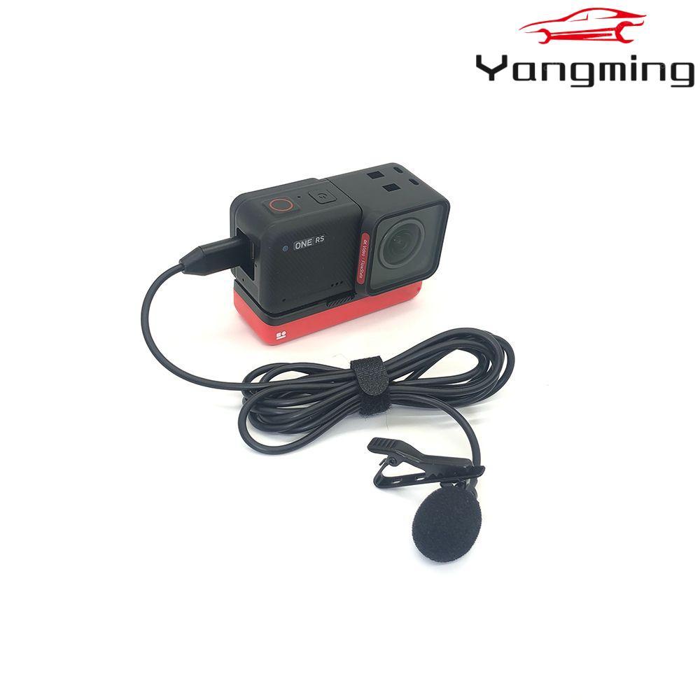 YANGMING Type-C Action Camera Hi-Fi Handheld Mic สําหรับ Insta360 ONE RS