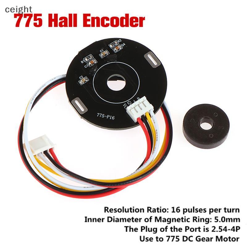 [ceight] 775-P16 Double Hall Magnet Encoder เซ็นเซอร์แผ่นรหัสสําหรับ 775 DC Gear Motor TH