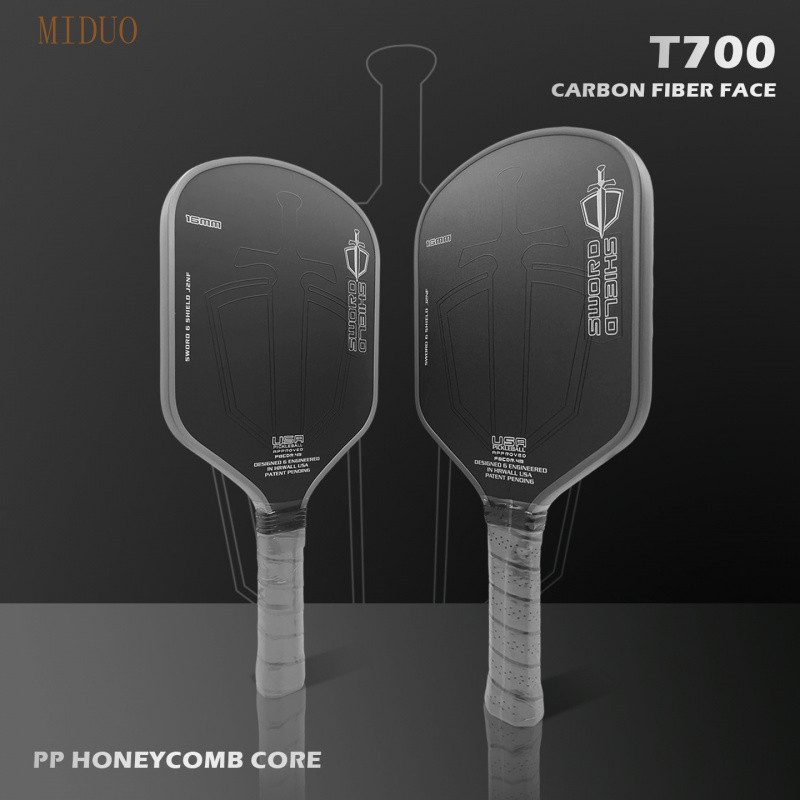 Piclleball Honolulu Joint Same Style J2nf T700 ไม้เทนนิสคาร์บอนไฟเบอร์