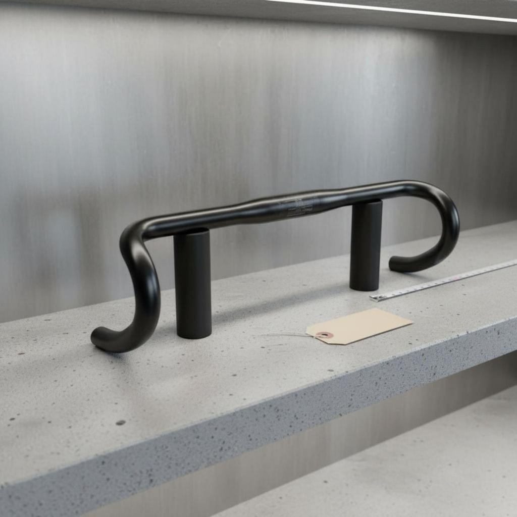 ขัดเสร็จสิ้นกรวด Drop Handlebar กว้าง Flare Flared Drop Bar การก่อสร้างที่ทนทาน
