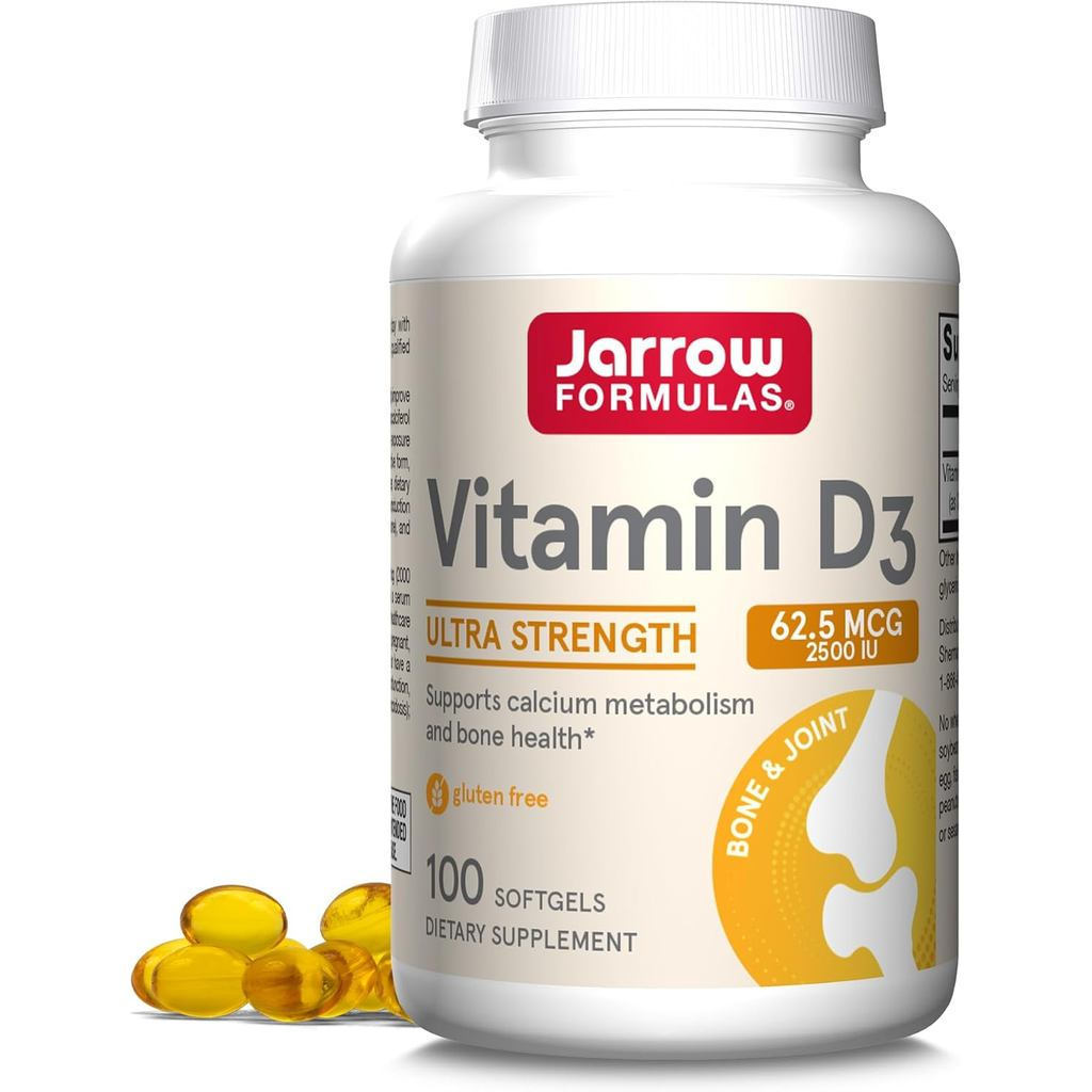 JarrowFormulasVitaminD362.5mcg(2,500IU)-100Servings(Softgels)-สขภภ,Immune Support&CalciumMoboliuppor