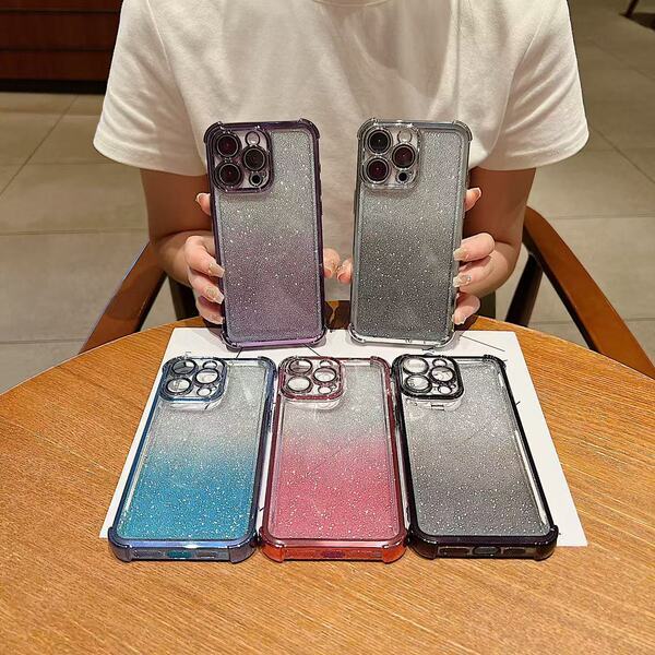 Vivo y200 5g vivo y200 5g Y200 5g เหมาะสําหรับ VIVO X300PRO ถุงลมนิรภัยสี่มุมกันกระแทก Glitter Elect