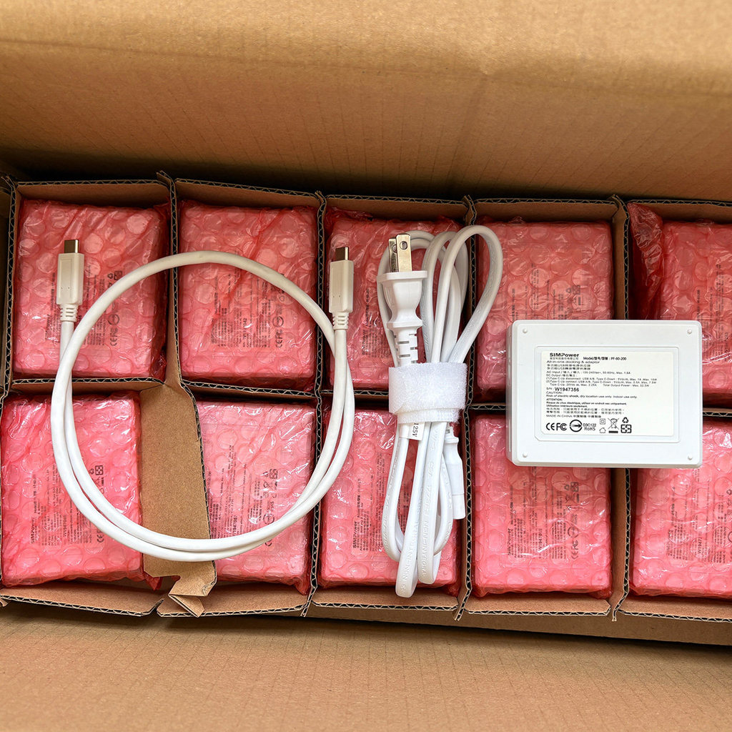 ไต้หวัน-Made Multifunctional USB HUB HUB เอาต์พุต HDMI พร้อม 45W PD Protocol Power Docking Station