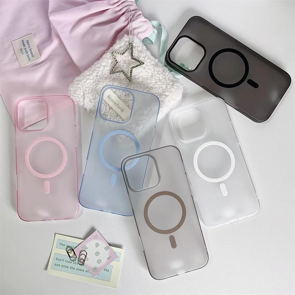 TPU Magnetic เคสโทรศัพท์ For iPhone 11 13 17 Pro Max 14 15 16 12 Pro Max เคสซิลิโคนด้านกันกระแทกแบบนุ่มป้องกันรอยขีดข่วน