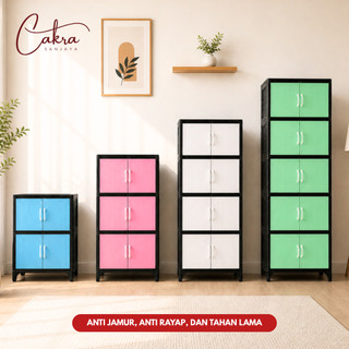 CAKRA Tabitha Lemari Maestro Susun Lemari Plastik Estetik Serbaguna Tabitha Maestro Crystal