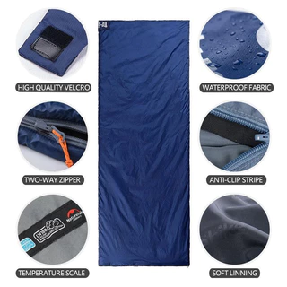 【COD】ถุงนอน ultralight พกพาได้ splicable เหมาะสำหรับการเดินป่าและแคมป์ปิ้งในฤดูใบไม้ผลิและฤดูร้อน