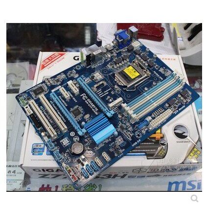 Gigabyte/Gigabyte Z77-DS3H 1155 พินรองรับเมนบอร์ด USB3.0 SATA3.0 Z77