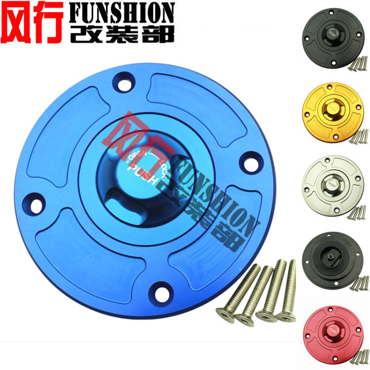 ขายร้อนเหมาะสําหรับ Suzuki GS600F 00-01 GSX600F 98-99-00-01 CNC ดัดแปลงฝาถังน้ํามัน