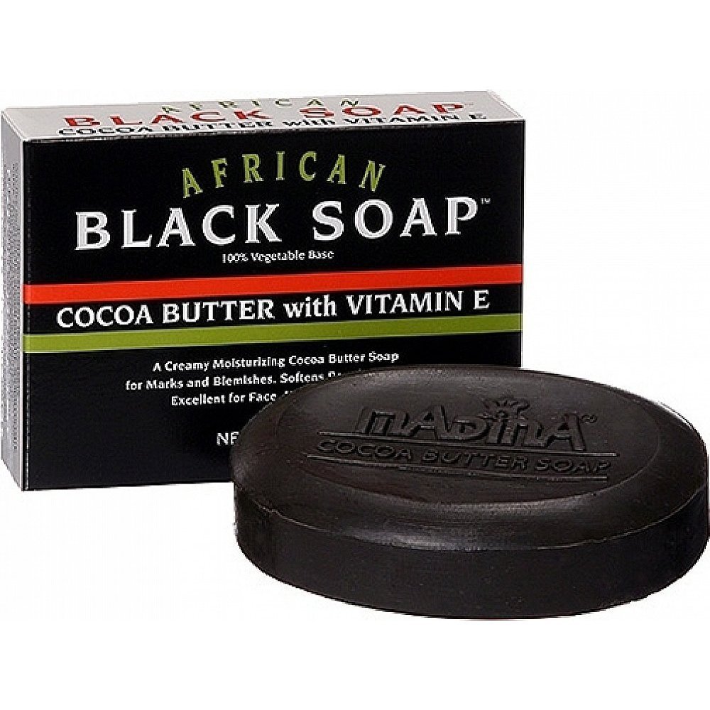 Madina African Black Soap Co Butter with Vitamin E 3.5 Oz (แพ็ค 2)