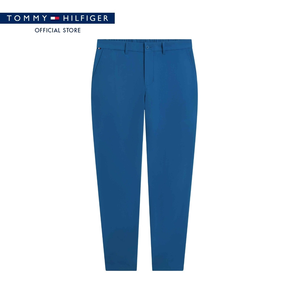 Tommy Hilfiger กางเกงขายาว ผู้ชาย รุ่น MW0MW42291 DBZ - สีน้ำเงิน