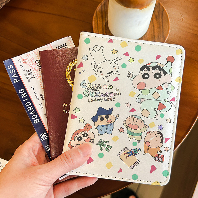 Crayon Can Passport Holder อุปกรณ์ป้องกันเอกสาร Multi-Function Card Travel Abroad โทรศัพท์แบบพกพา 26.8
