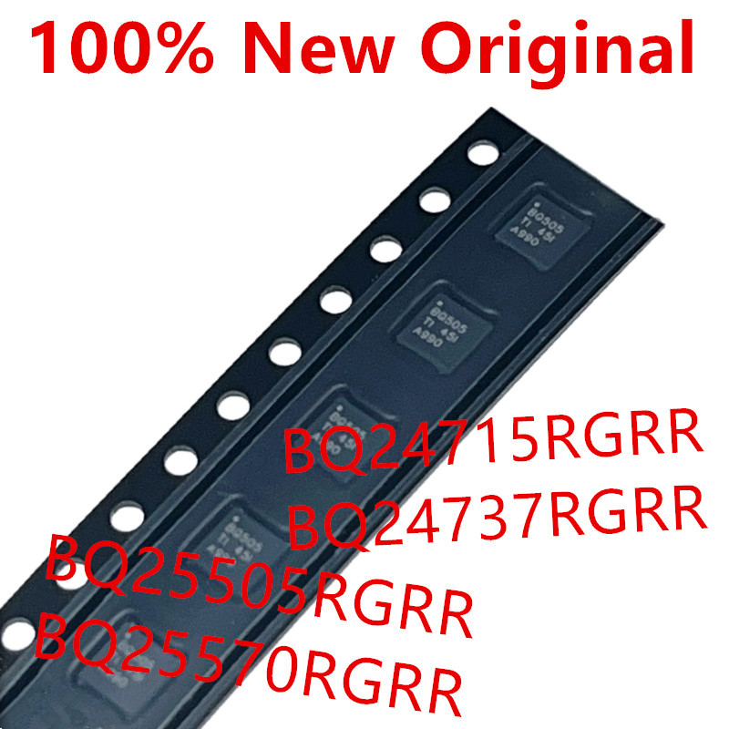 10 ชิ้น BQ25505RGRR BQ505 BQ25570RGRR BQ570 BQ24737RGRR BQ737 BQ24715RGRR BQ715 ใหม่แบตเตอรี่ชิปจัดก