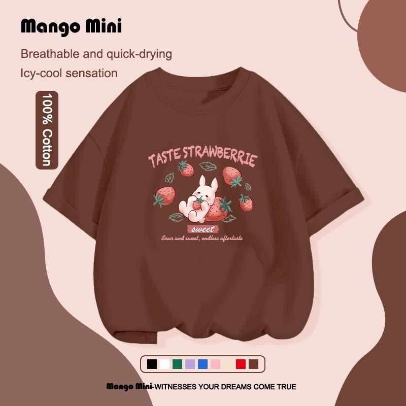 2026Kids เสื้อยืดผ้าฝ้าย 100% Premium cotto Anti Bau & Tahan Lama Street Fashion (Ready Stock At Mal