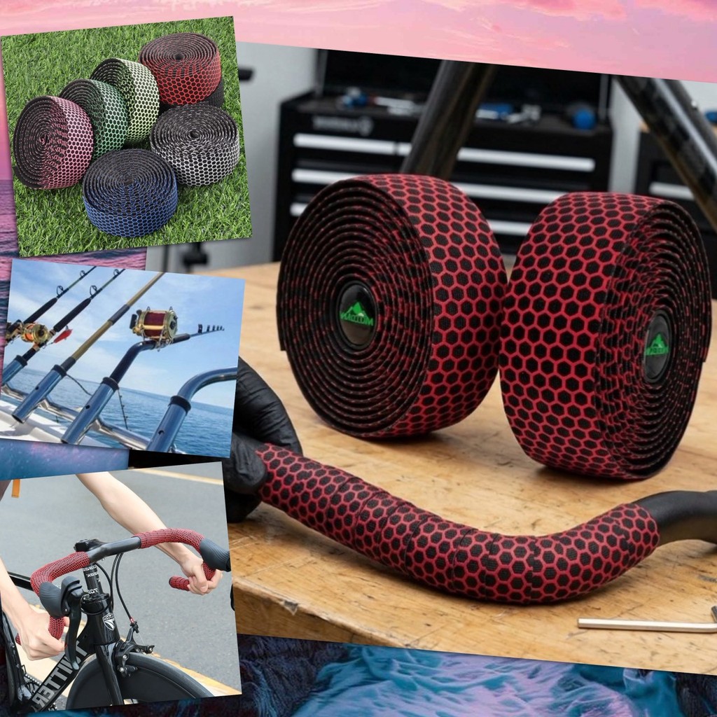 🌷 เทป พันแฮนด์ จักรยาน ผ้าพันแฮนด์ มือจับ เสือหมอบ EVA Bar Tape กันลื่น ระบายอากาศ กระชับมือ ลดแรงสั่นสะเทือน 🌷