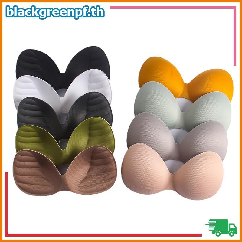 ผู้หญิงสีดําบิกินี่เบาะแทรกเต้านม Bra Enhancer Push Up หน้าอกที่มองไม่เห็น Pad ,