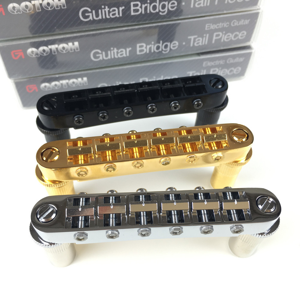 JZ-Original GOTOH GE103B-T Saddle Tune-O-Matic สไตล์กีตาร์ไฟฟ้าสะพานสําหรับ Epip มาตรฐาน LP SG DOT C