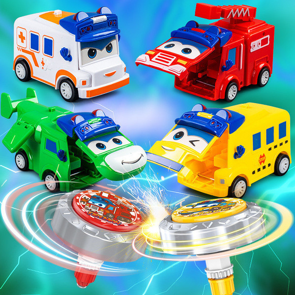 Beyblade x beyblade x beyblade x impact drake Variety School Bus Goethe Battle Beyblade การ์ตูนรถดับ