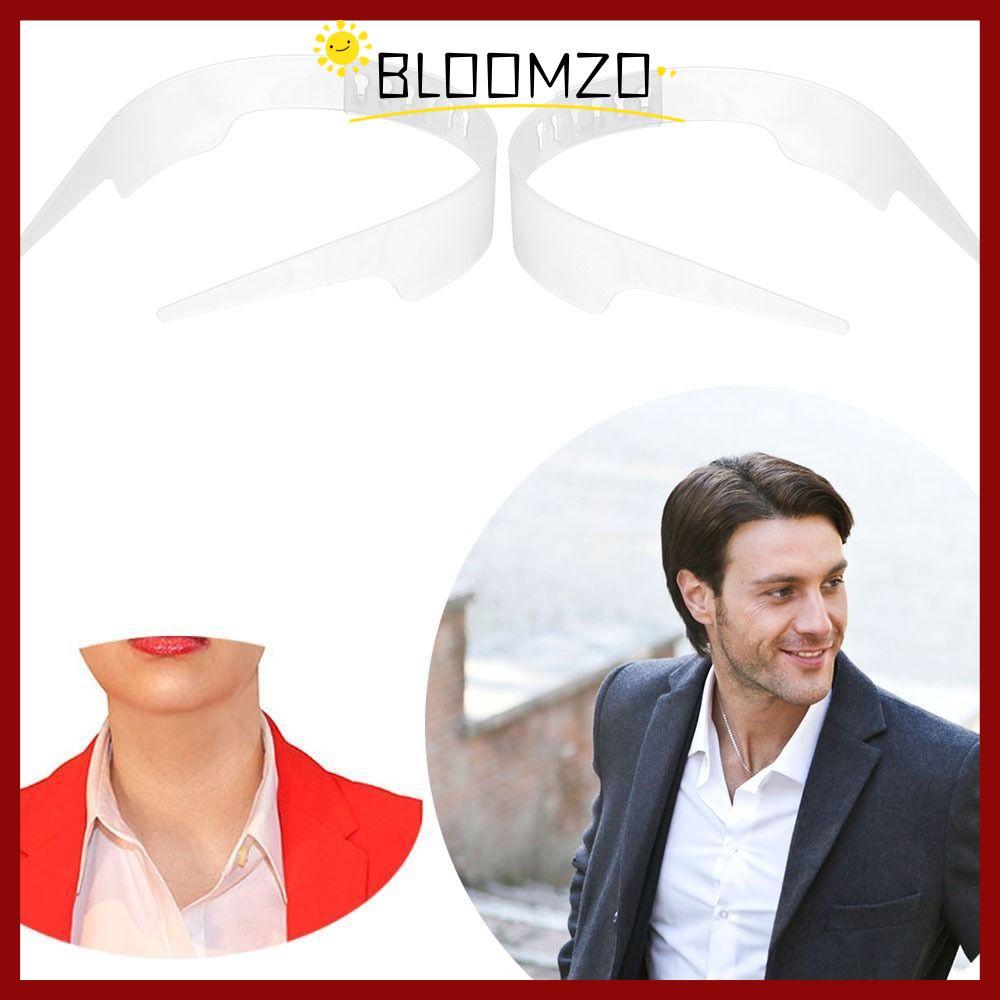 in stockBLOOMZO ขาตั้งเสื้อเครื่องมือคอปก, Collar Stays Bundle Kit Collar Stays Shirt Collar Support Shaper, ปรับ Slick เสื้อ Anti-roll Fixed Shaper