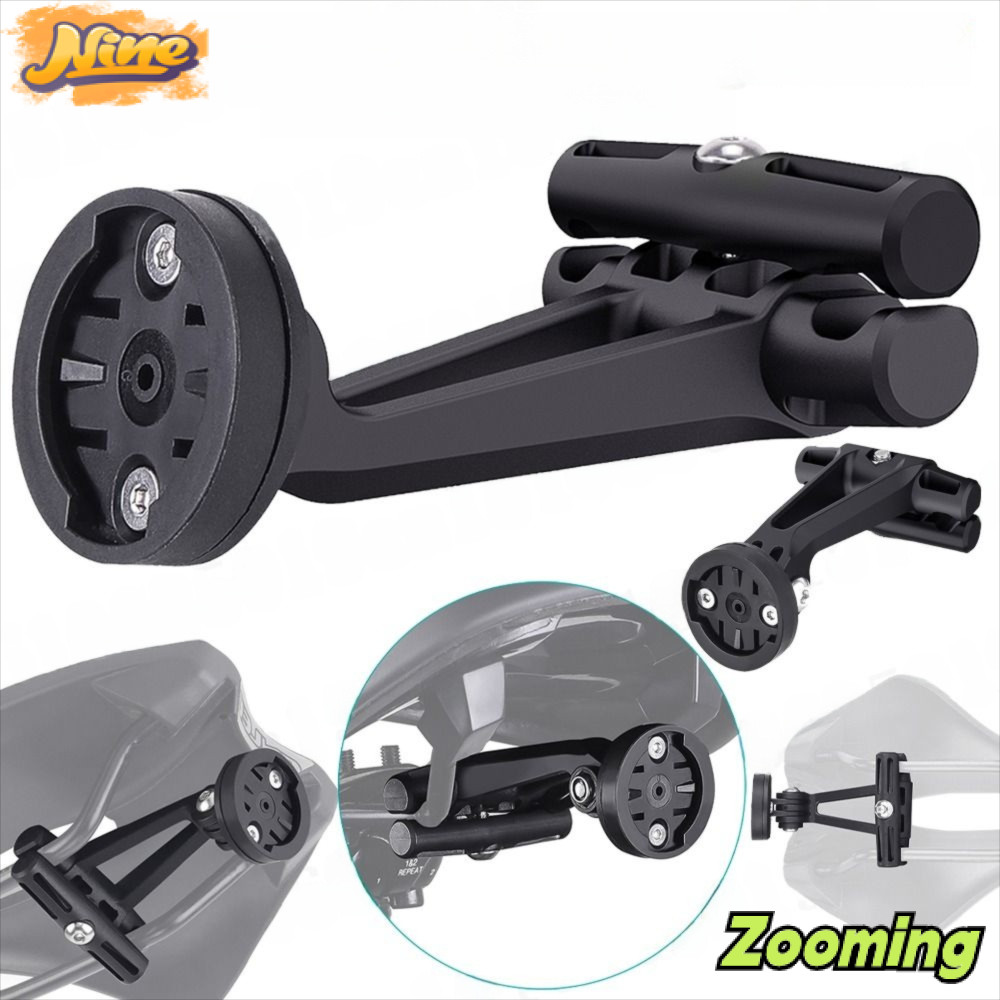 ZOOMING จักรยานโคมไฟ Mount, Universal ปรับจักรยาน Seatpost Bracket, น้ําหนักเบาไฟท้าย Seatpost สําหรับ Varia Radar RVR315 RTL510 515 500