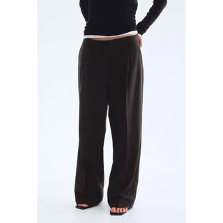 H&M(เอชแอนด์เอ็ม) กางเกงขายาวทรงกว้าง Women Wide trousers 1319361_1