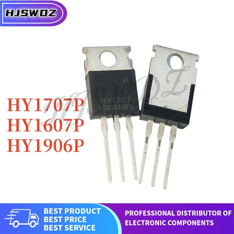 10PCS ใหม่ HY1906P HY1906 TO-220 HY1607P HY1607 HY1707P HY1707 TO220 high power ในสต็อก Fast Shippin