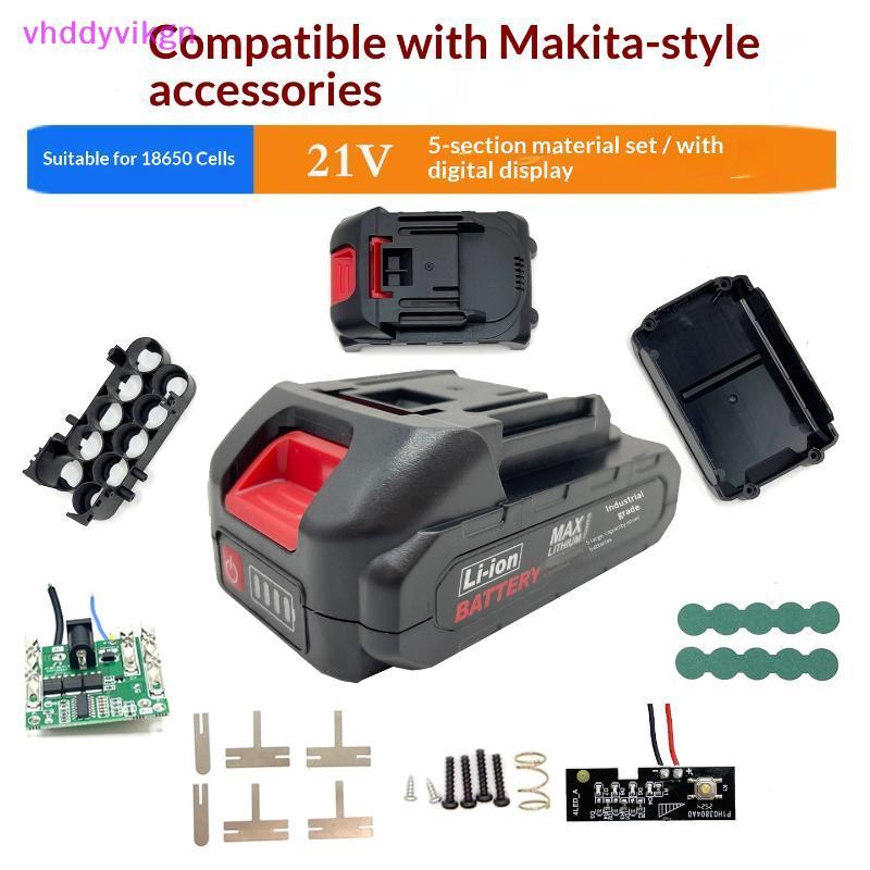 VHDD Multi Slot 18650 แบตเตอรี่ 5X 10X 15X 20X 30X 21V 5S 50A สําหรับไขควงไร้สาย DIY เครื่องมือไฟฟ้า TH