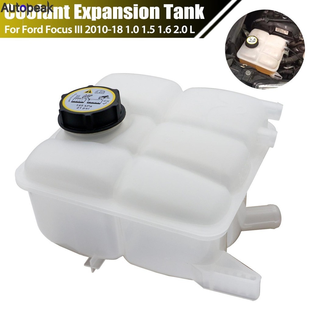 เครื่องยนต์รถ Coolant Water Coolant Header ขยายขวดถังสําหรับ Ford Focus MK3 C Max Kuga MK2 1717053 8