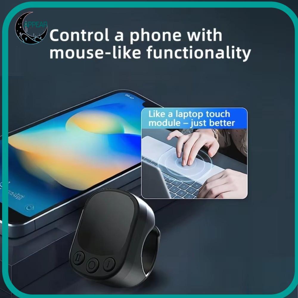 APPEAR Touchscreen Controller, Music Playback Control Scrolling Function Bluetooth Ring Remote, Page