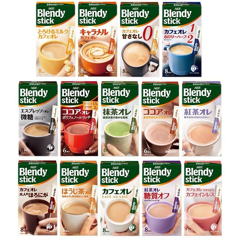 AGF Blendy นําเข้ากาแฟสําเร็จรูปรสดั้งเดิม AGF Blendy import速 กาแฟสด ผงกาแฟ ขนมไหว้พระจันทร์ นักเรีย