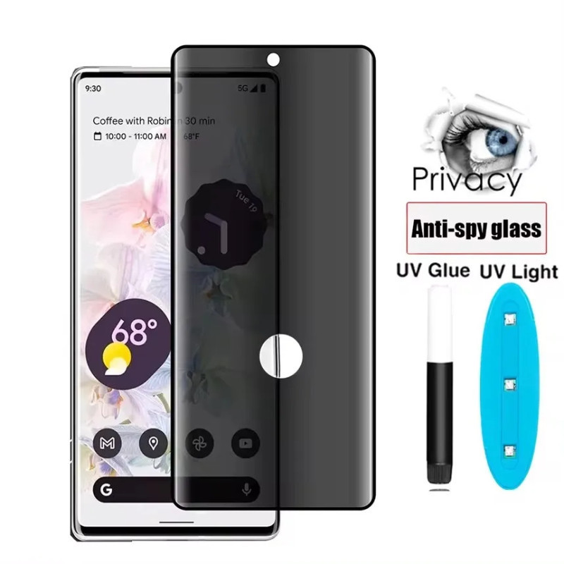 Anti-Spy UV กาวกระจกนิรภัยสําหรับ Infinix หมายเหตุ 50S 40S 40 Pro Plus Hot 60 50 Pro Plus Zero 40 30 4G 5G ความเป็นส่วนตัวป้องกันหน้าจอฟิล์ม