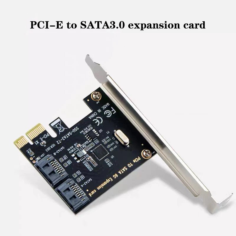 PCI-E SATA 1X 4X 8X 16X การ์ด PCI-E PCI Express ถึง SATA 3.0 2 พอร์ต SATA III 6Gbps ขยายอะแดปเตอร์บอ