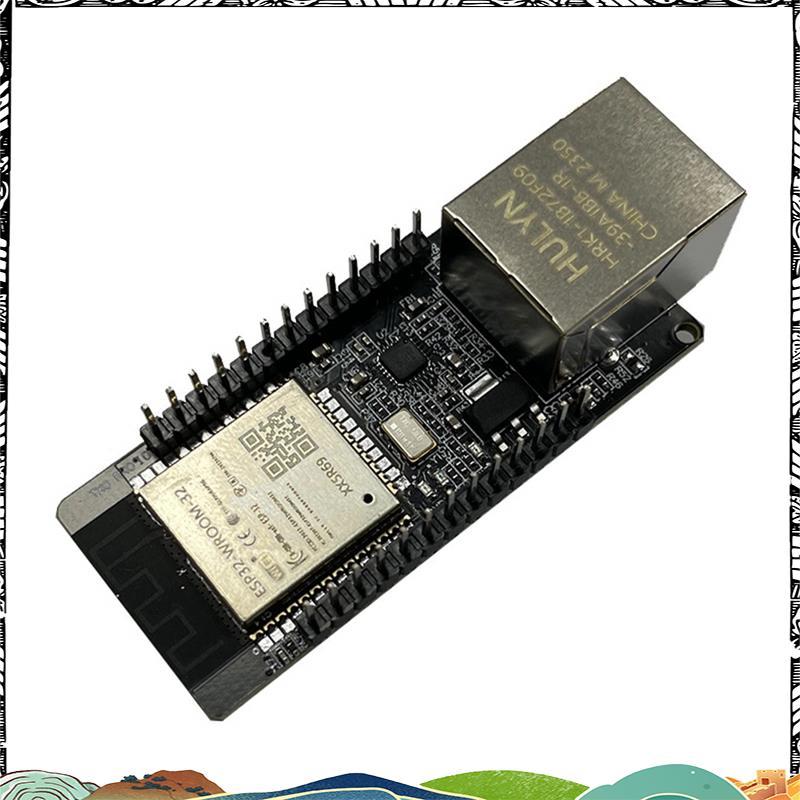 Super WT32-ETH01 โมดูลไร้สายพอร์ตอนุกรมเครือข่ายบลูทูธ + WiFi Combo Gateway โมดูล WT32 ETH01