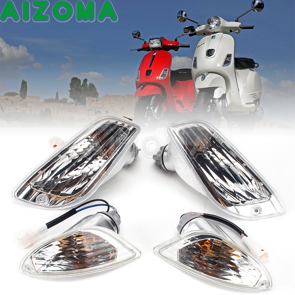 AL MALorcycle ScoALer Front Rear Turn Signal Light Mark Running Indicator Light For LX50 LX125 LX150