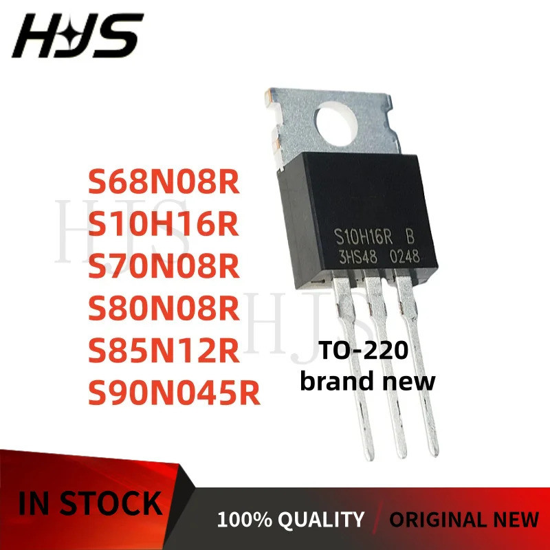 10PCS 100% ยี่ห้อใหม่และคุณภาพสูง S68N08R S70N08R S80N08R S85N12R S90N045R S10H16R TO-220 ทรานซิสเตอ
