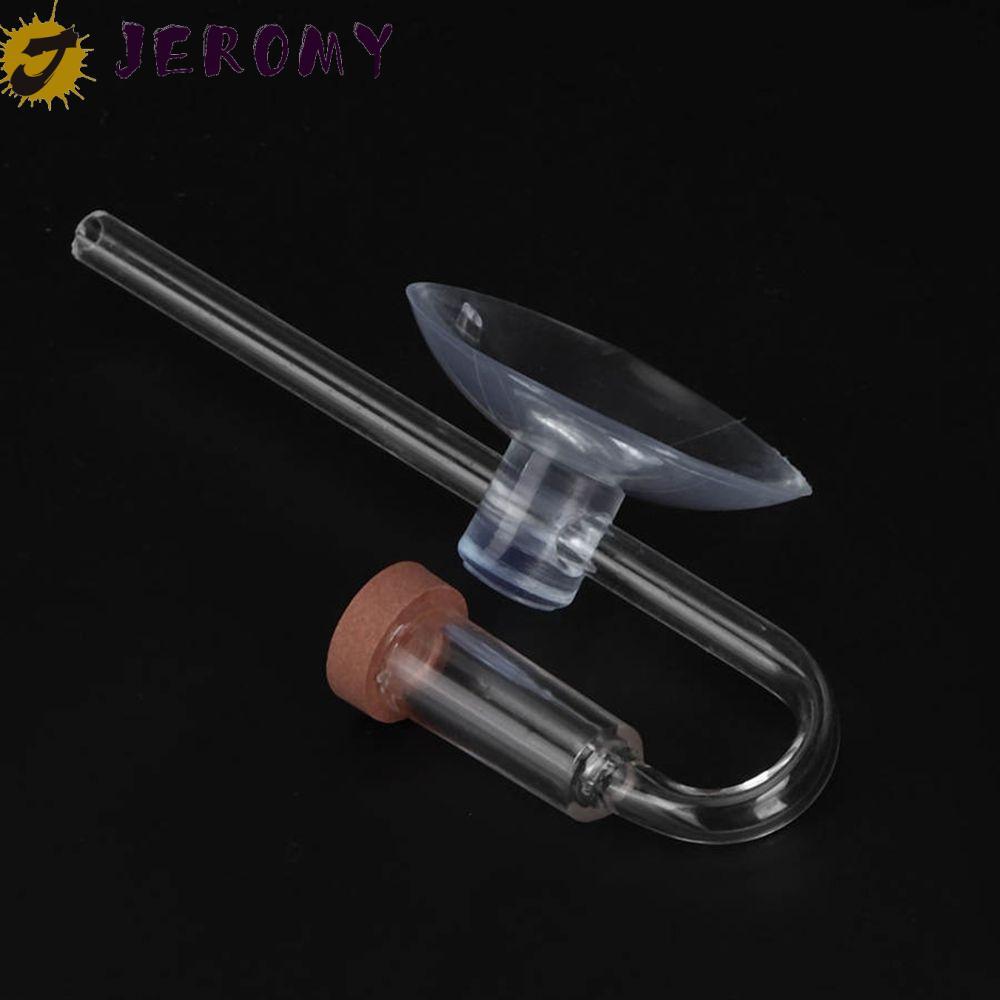 JEROMY CO2 Diffuser Transparent Atomizer Aquarium Reactor Mini อะคริลิค Bubble Counter