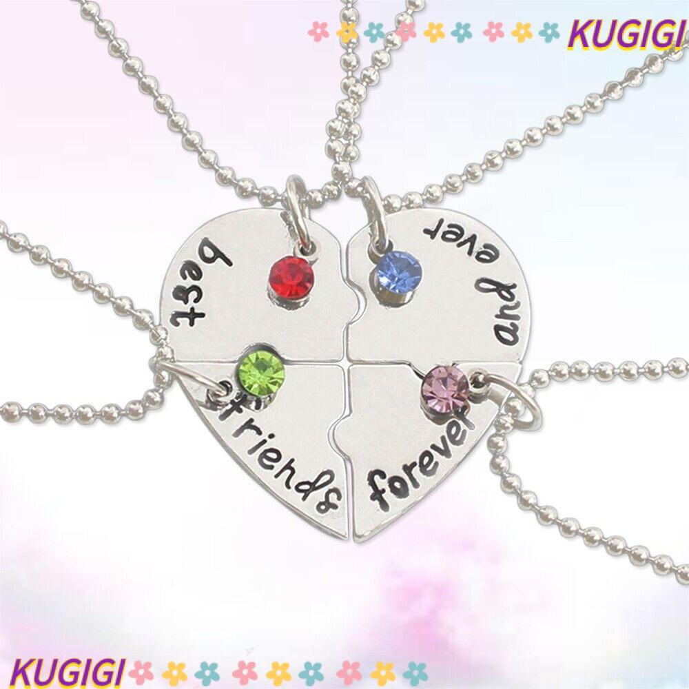 KUGIGI 4 Bff Friend Best Friend Froever Nice Gift Necklace